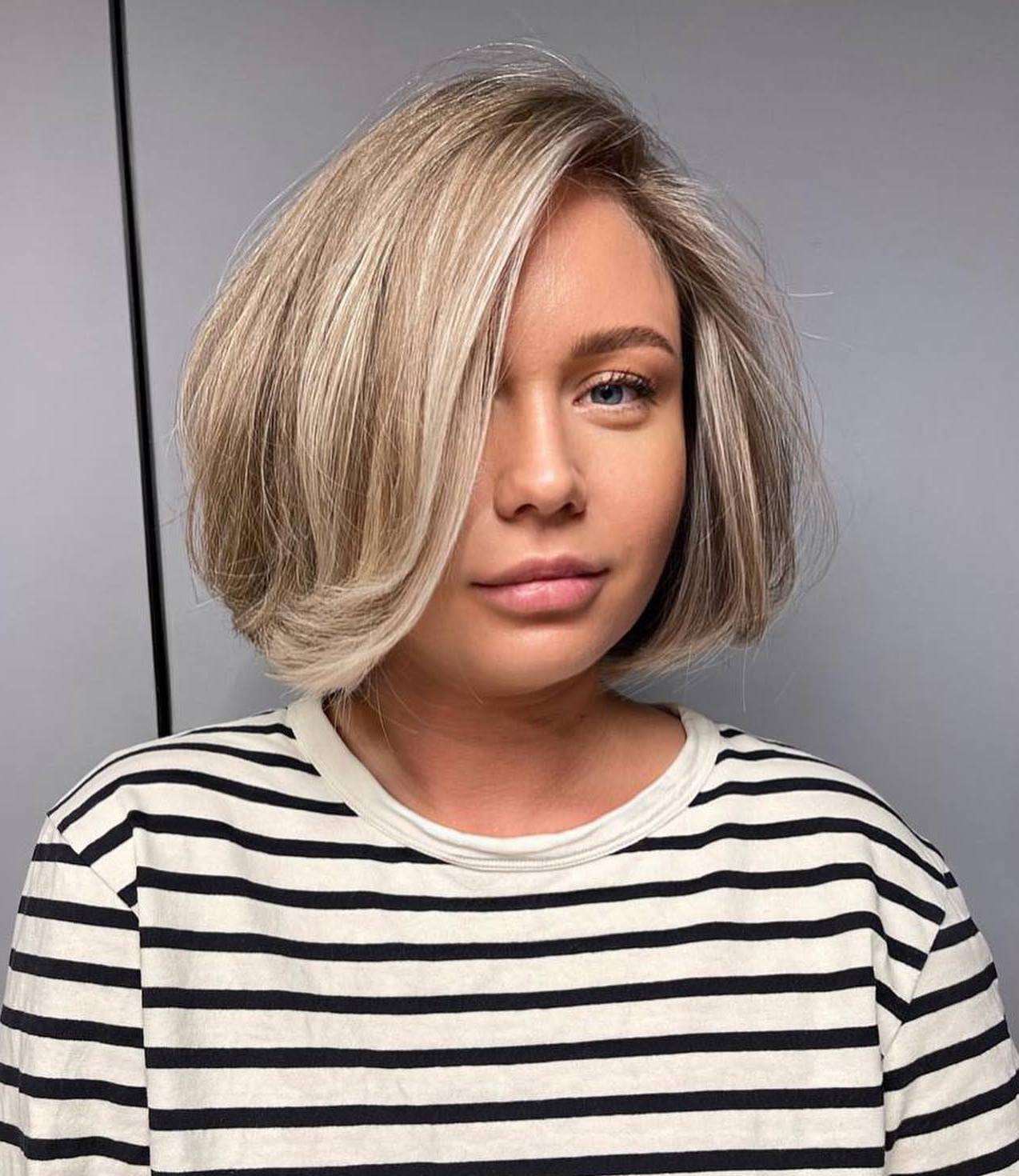 Flattering Slimming Peek-a-Boo Bob